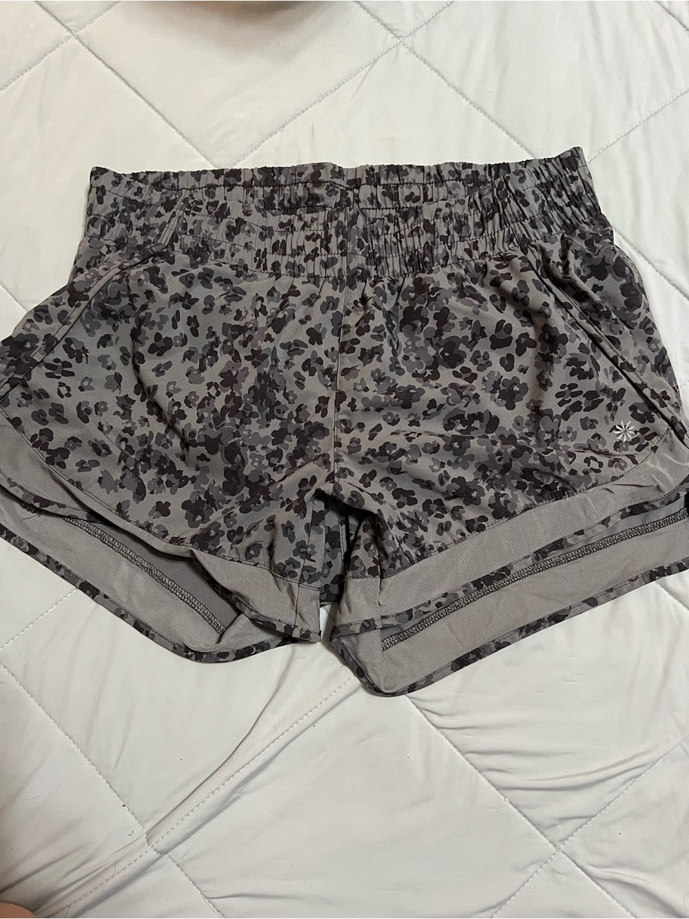 Athleta Cheetah Print Athletic Shorts